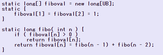 fibo memo Java