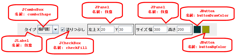 コントロールパネル全体